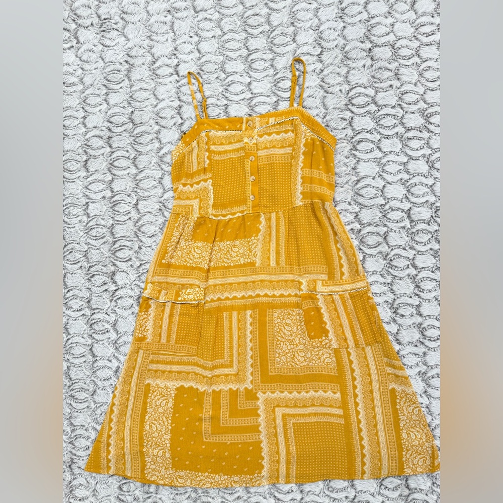 Knox Rose Spaghetti Strap Sun Dress w Pockets Size M - Picture 1 of 8